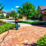 Circular Driveway Pressure Washing Expertise in Conyers