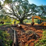 Land Clearing Around Denton for Wildlife Habitat Restoration