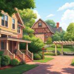 Sustainable Residential Development with Community Gardens in Montgomery