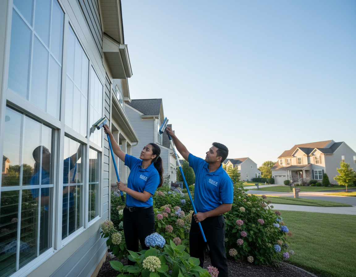 Shopping Center Commercial Window Cleaning Services Westerville, OH