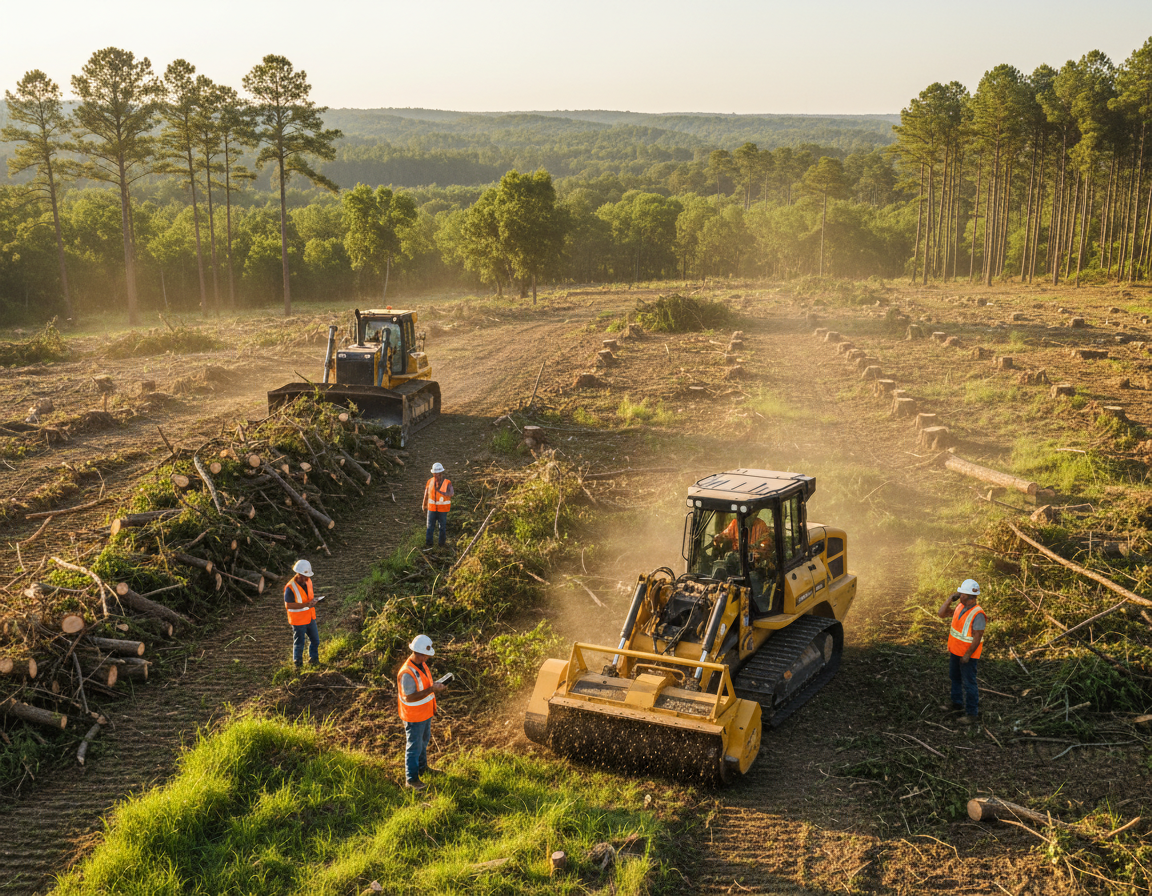 Athens TX Brush Removal For Cleaner More Usable Land