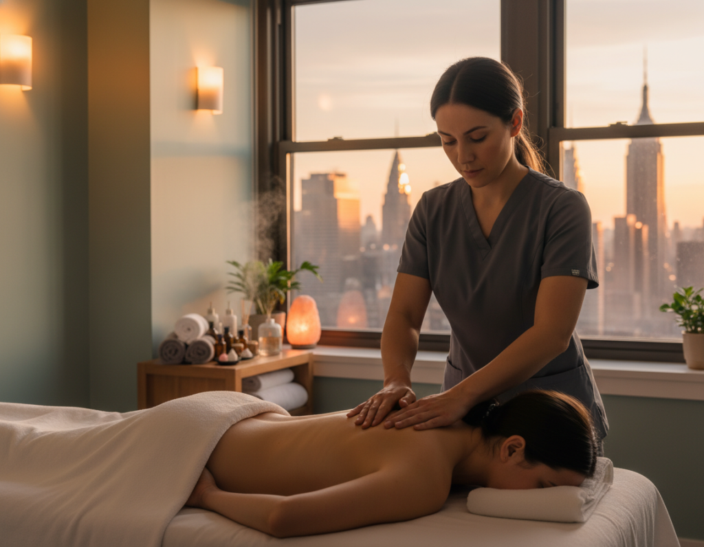 Relaxing Aromatherapy Massage Experience In NYC