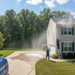 Driveway Efflorescence Removal in Hilliard